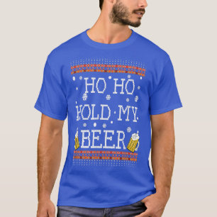 Ho Ho Hold My BeerUgly Christmas Drinking Sweater