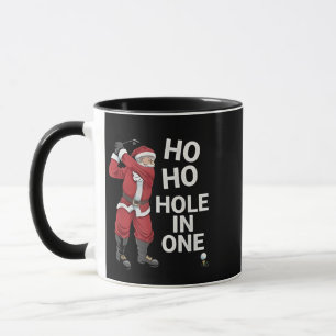 Ho Ho Hole in One Funny Golfing Xmas Christmas Mug