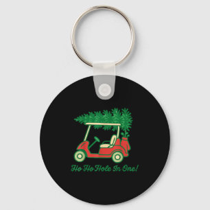 Ho Ho Hole In One Santa Golf Christmas Holiday Gol Key Ring