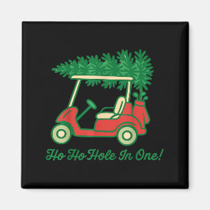 Ho Ho Hole In One Santa Golf Christmas Holiday Gol Magnet