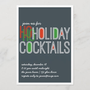 Ho Ho Holidays Invite