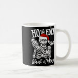 Ho Ho Holy Christmas Funny Skeleton Dancing Skull  Coffee Mug<br><div class="desc">Ho Ho Holy Christmas Funny Skeleton Dancing Skull</div>