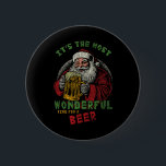 Ho Ho Holy I Need A Beer Funny Santa Christmas Dri 6 Cm Round Badge<br><div class="desc">Ho Ho Holy I Need A Beer Funny Santa Christmas Drinking</div>