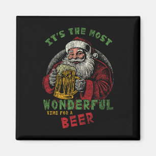 Ho Ho Holy I Need A Beer Funny Santa Christmas Dri Magnet