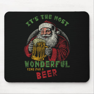 Ho Ho Holy I Need A Beer Funny Santa Christmas Dri Mouse Mat