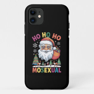 Ho Ho Homosexual Christmas Santa Holiday Gay Pride iPhone 11 Case