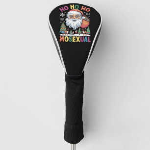 Ho Ho Homosexual Christmas Santa Holiday Gay Pride Golf Head Cover