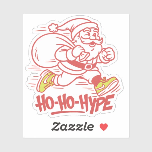 "Ho-Ho-Hype – Streetwear Santa Sneaker  (Sheet)