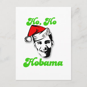 Ho, Ho, Obama Postcard
