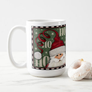 Ho Ho Santa Whimsical Cute Coffee Mug
