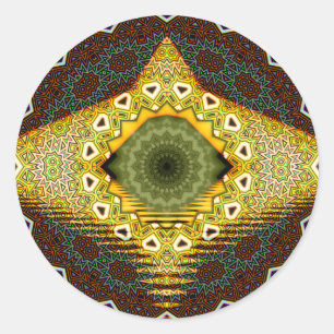 Ho Hum Tribal Classic Round Sticker