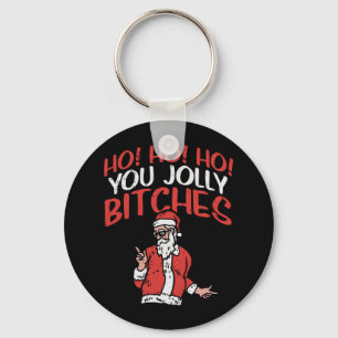 Ho You Jolly Es Santa Funny Summer Christmas July Key Ring