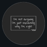 Hoa Gift Quote Personalised Name Funny Birthday Jo Classic Round Sticker<br><div class="desc">Hoa Gift Quote Personalised Name Funny Birthday Joke Idea</div>
