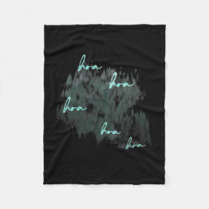 Hoa Hoa Hoa Hoa Season  Fleece Blanket