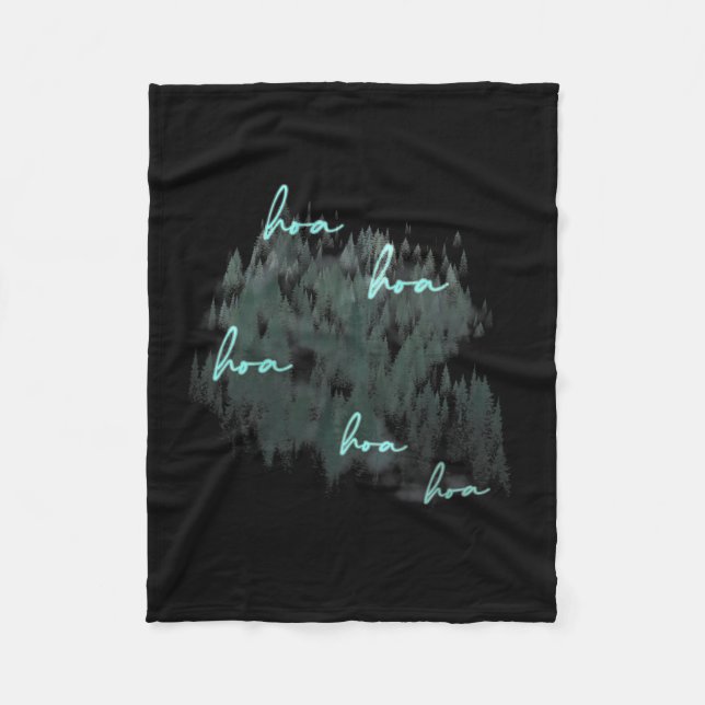 Hoa Hoa Hoa Hoa Season  Fleece Blanket (Front)