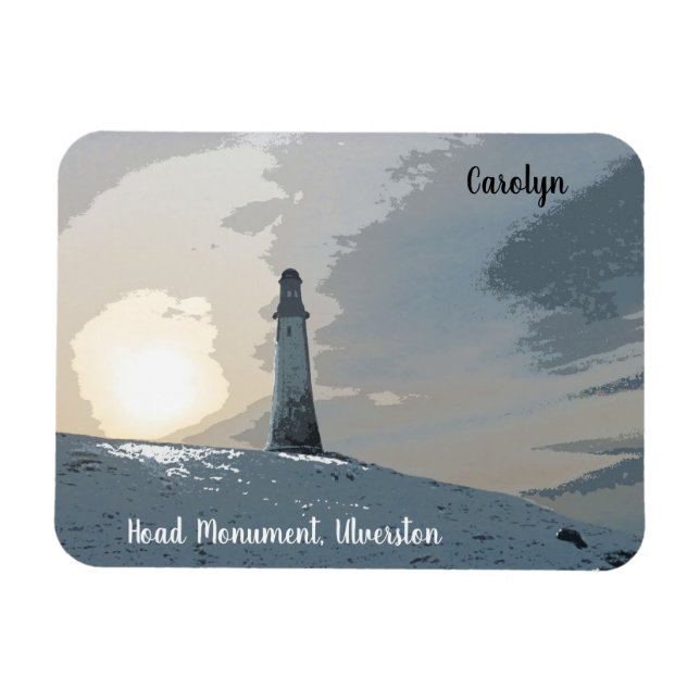 Hoad Monument, Ulverston, John Barrow, lighthouse  Magnet (Horizontal)