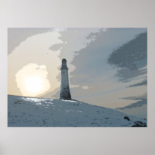 Hoad Monument, Ulverston, John Barrow, lighthouse Poster
