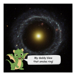 Hoag's Object Outer Space Humour  Poster