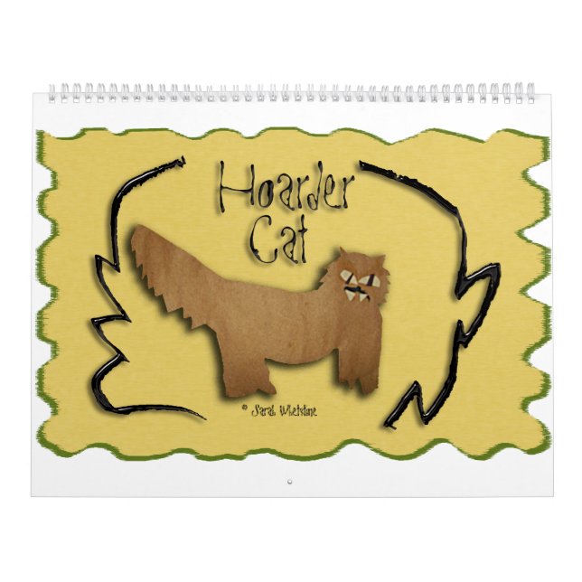 Hoarder Cat Calendar 2016 (Cover)