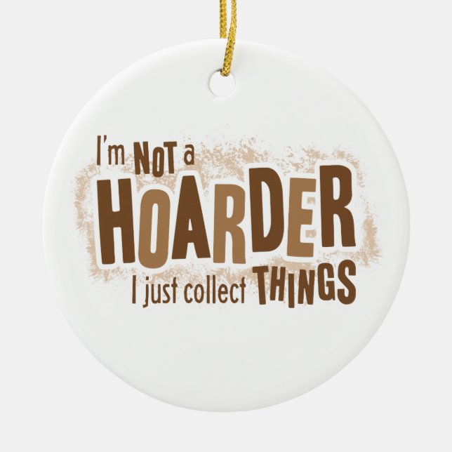 Hoarder Ceramic Tree Decoration (Front)