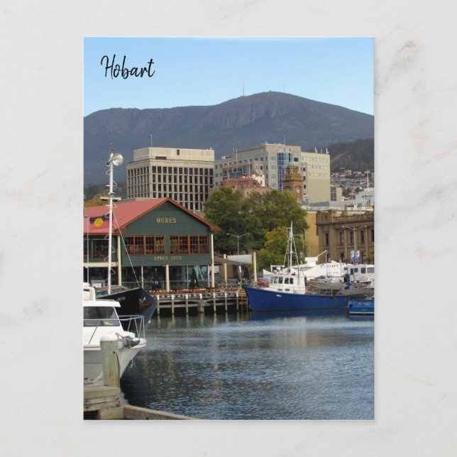 hobart constitution dock postcard (Front)