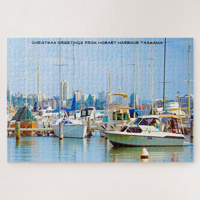 Hobart  Harbour Tasmania Jigsaw Puzzle (Horizontal)