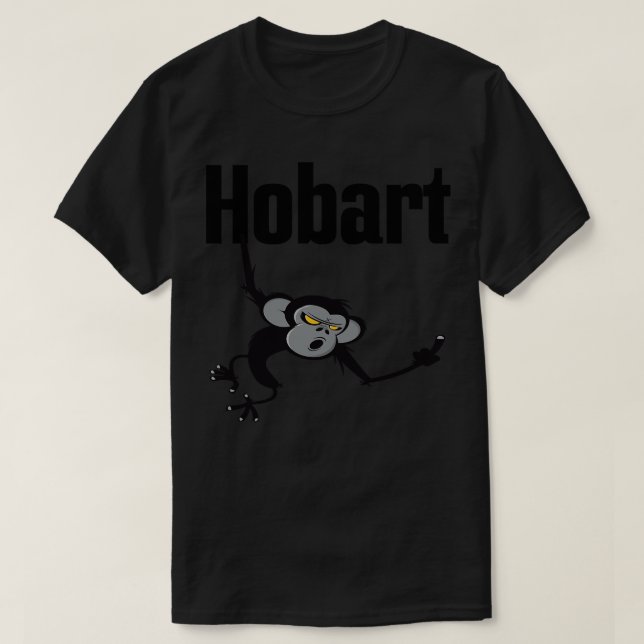 Hobart Monkey You T-Shirt (Design Front)