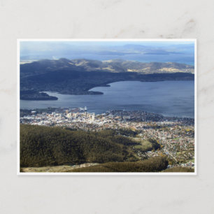 hobart tasmania view postcard