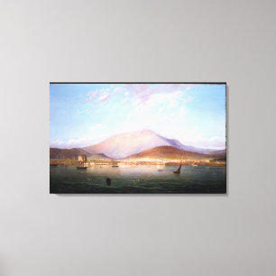 Hobart Town with Mount Wellington, Tasmania Canvas Print