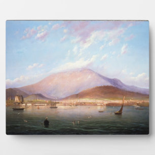 Hobart Town with Mount Wellington, Tasmania Plaque