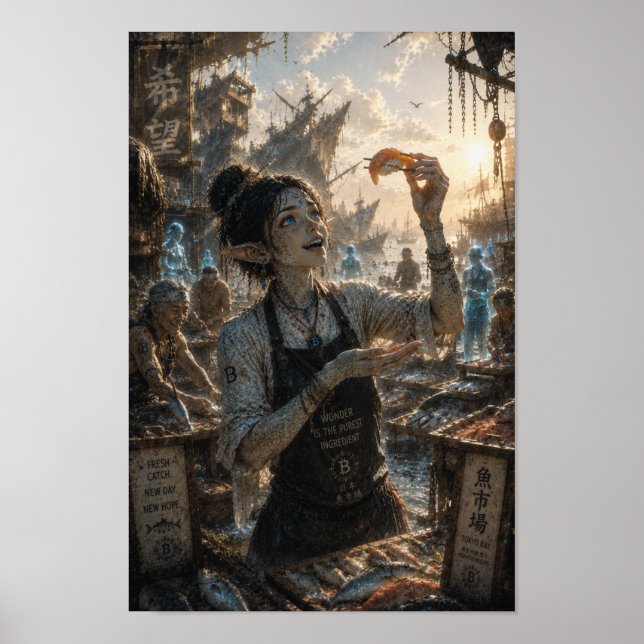 Hobbies / Sushi Chef / Japan's Fish Market Poster (Front)