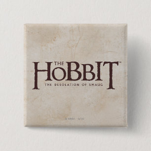 Hobbit Logo - Dark 15 Cm Square Badge