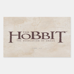 Hobbit Logo - Dark Rectangular Sticker