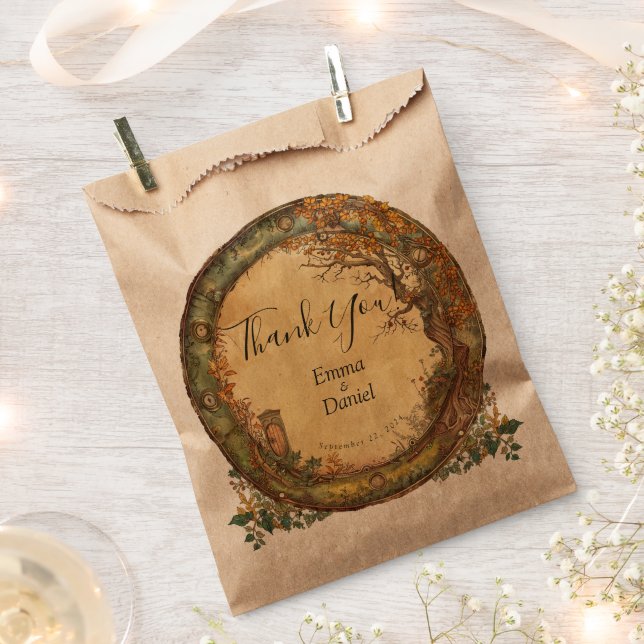 Hobbiton Haven Wedding Favour Bags (Clipped)