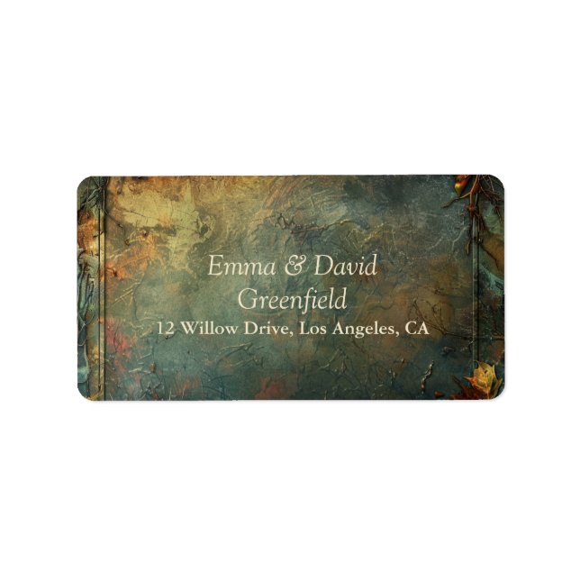 Hobbiton Haven Wedding Label (Front)