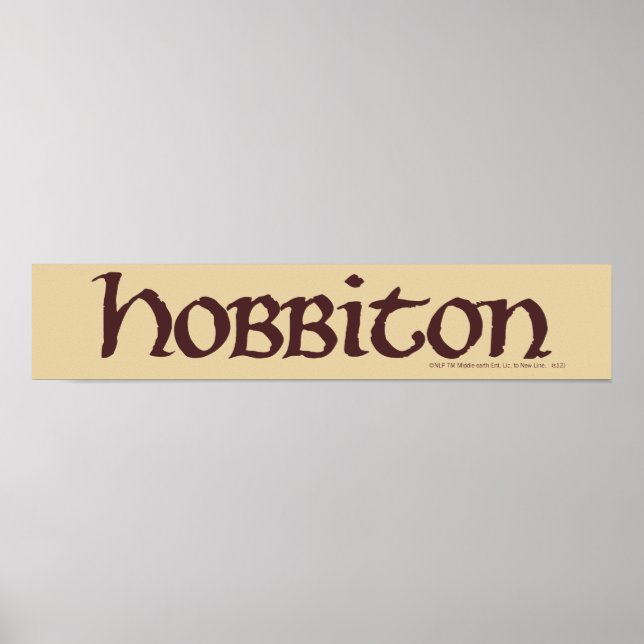 HOBBITON™ Solid Poster (Front)