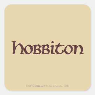 HOBBITON™ Solid Square Sticker