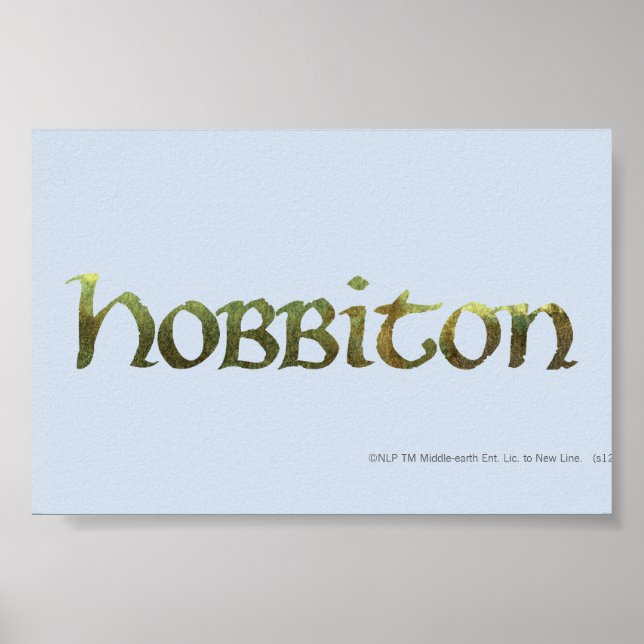 HOBBITON™ Textured Poster (Front)