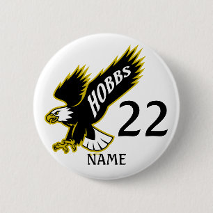 Hobbs Eagles Customisable Button