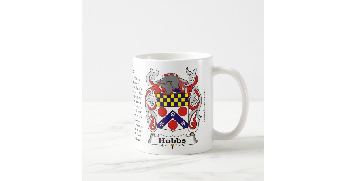 Hobbs Family Coat of Arms Mug Zazzle