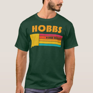 Hobbs New Mexico Vintage Distressed Souvenir T-Shirt