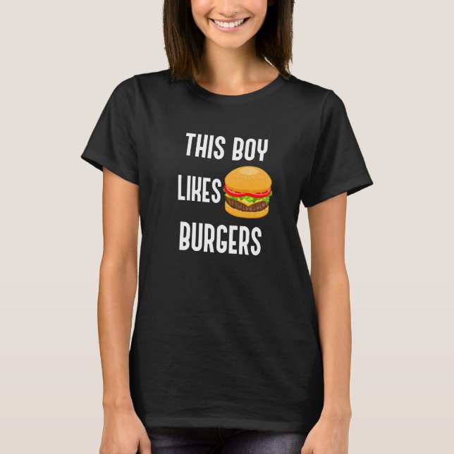 Hobby Burger Maker Delicious Fast Food Eating   T-Shirt (Front)