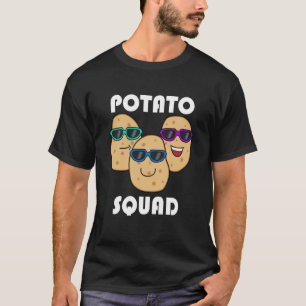 Hobby Chef Potatoe Squad Ironic Saying Vegetables T-Shirt