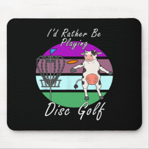 Hobby Disc Golf Player Fun Sports Mouse Mat