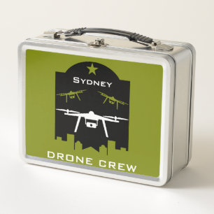 Hobby Drone Clubs And Groups Metal Lunch Box