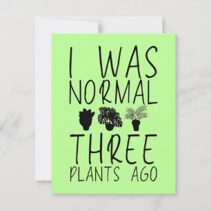 Hobby Gardener Plants Thank You Card