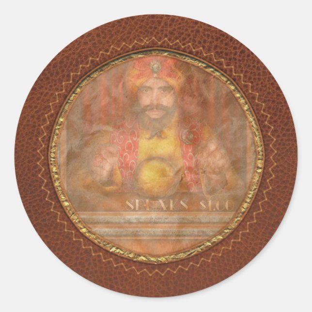 Hobby - Have your fortune told Classic Round Sticker (Front)