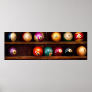 Hobby - Pool - Let's play billiards Poster