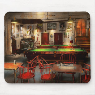 Hobby - Pool - The billiards club 1915 Mouse Mat