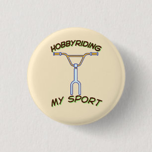 Hobby Riding My Sport 3 Cm Round Badge